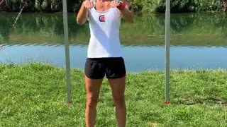 Bemelegítés gimnasztikai gyakorlatokkal